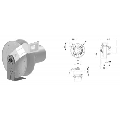 FIKSNI NOSAC ZA NAMATALICE SERIJE 1400, 1403