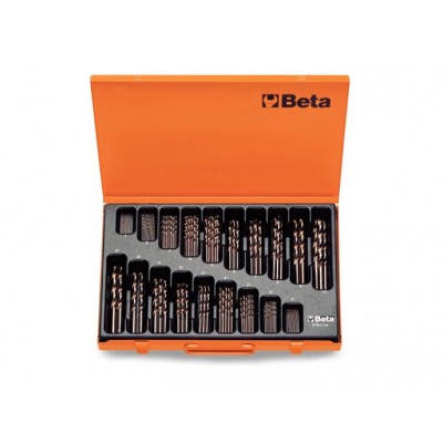 Kutija spiralnih svrdla HSS CO 8%, 1-10 mm, 415/C116