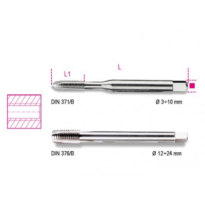 UREZNICI STROJNI HSS+CO 5% PROLAZNE RUPE 429FP