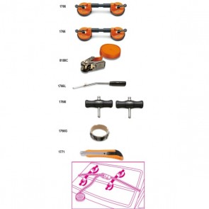 SET ZA VJETROBRANSKA STAKLA, 1766/8