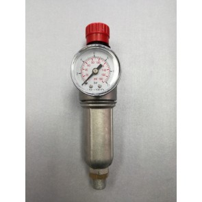 REGULATOR 3/8"  sa dva izlaza 1/4"  i manometrom 0-12 bar, F202/1